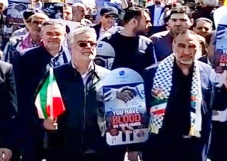 مدیرعامل، مدیران و کارکنان مخابرات ایران در راهپیمایی روز جهانی قدس شرکت کردند