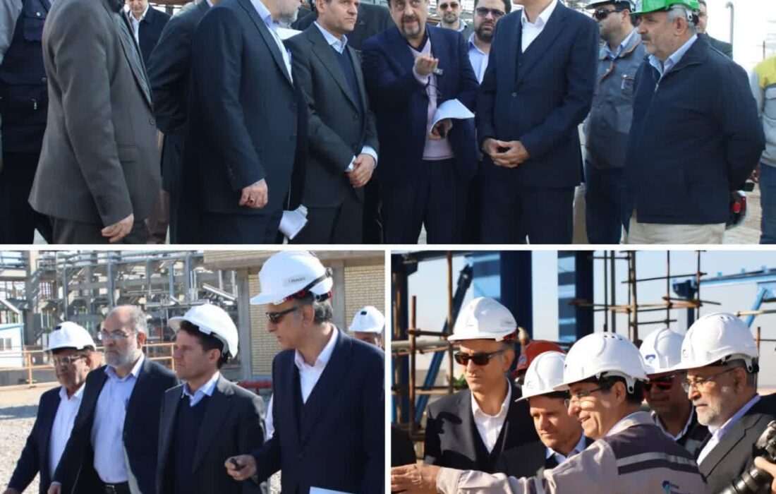 بازدید مدیر عامل شرکت ملی صنایع پتروشیمی از شرکت پتروشیمی مارون