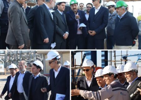 بازدید مدیر عامل شرکت ملی صنایع پتروشیمی از شرکت پتروشیمی مارون