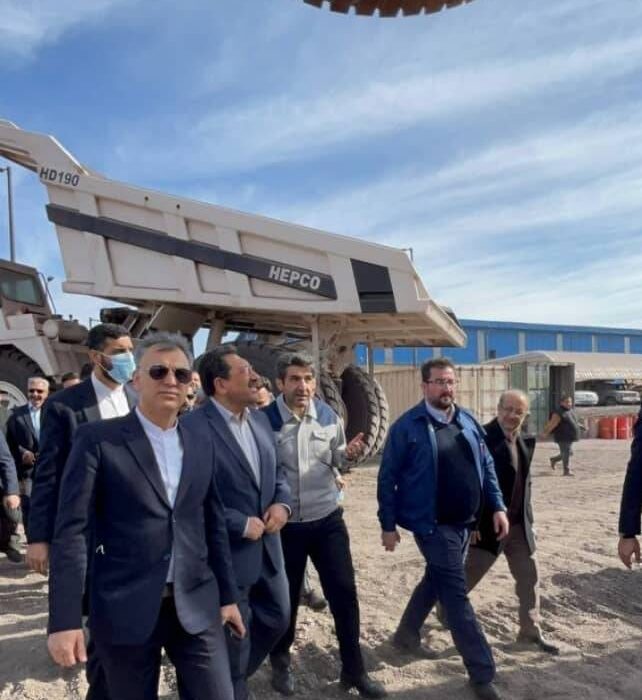 بازدید وزیر صنعت از بزرگترین کارخانه کنسانتره‌سازی سنگ آهن شرق کشور