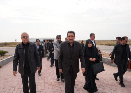 وزیر صنعت، معدن و تجارت وارد استان هرمزگان شد
