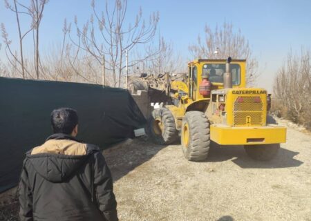 بازپس‌گیری ۵۰۰۰ مترمربع زمین کشاورزی در حریم منطقه ۱۹