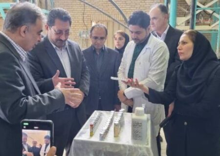 بهره برداری ازکارخانه عناصر نادرخاکی تجلی با حضور وزیر صمت