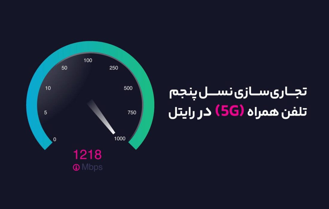 آغاز تجاری‌سازی نسل پنجم تلفن همراه (۵G) در رایتل