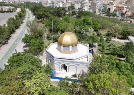 ‍ یادمان شهیدگمنام بوستان بزرگ ولایت آماده بهره برداری است