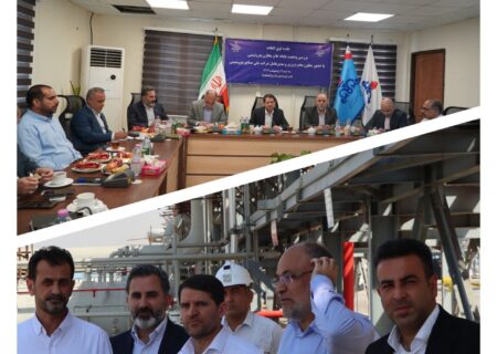 برگزاری جلسه فوق العاده بررسی وضعیت پایانه ها و مخازن پتروشیمی در عسلویه با حضور معاون وزیر نفت