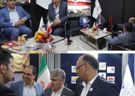 بازدید مدیر کل دفتر نظارت بر وزارت صمت از غرفه صبانور