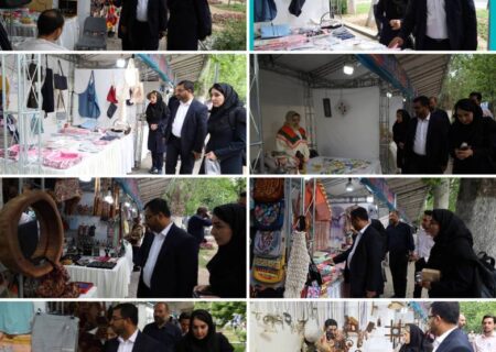 بازدید رئیس ستاد گردشگری شهرداری تهران از نمایشگاه عرضه تولیدات کسب و کارهای حامی شهر