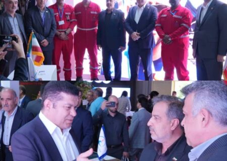 درخشش آتشنشانان پالایشگاه بندرعباس در واکنش سریع به حادثه اسکله شهید رجایی