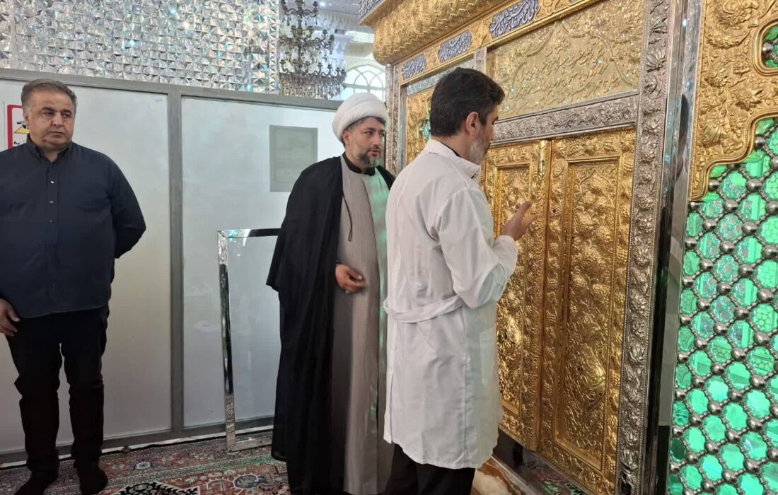 آئین غبار روبی امامزاده صالح (ع) فرحزاد برگزار شد
