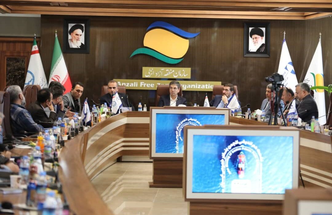 نشست اعضای انجمن بنادر خصوصی ایران در بندر كاسپین
