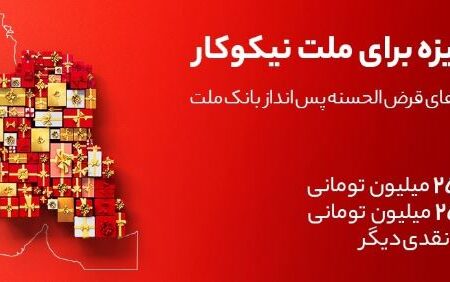 جایزه باران سپرده گذاران در جشنواره بزرگ حساب‌های قرض الحسنه پس انداز بانک ملت