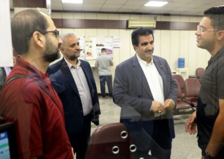بازدید مدیرعامل بانک رفاه کارگران از شعب این بانک در شهر تهران