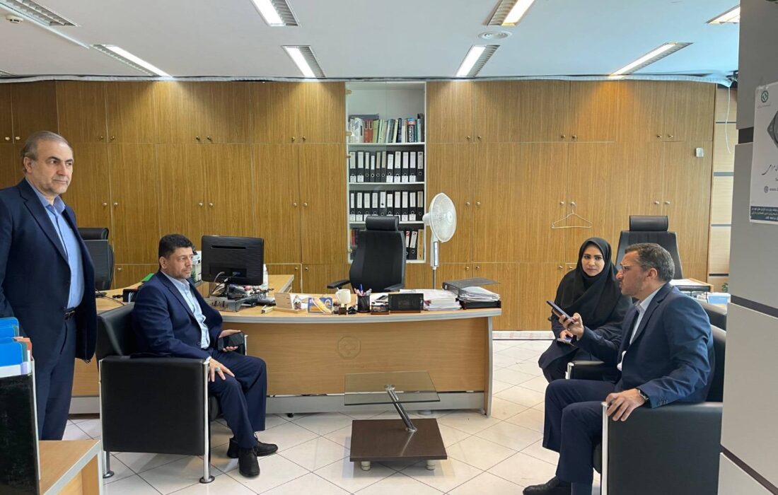 بازدید معاون بین الملل بانک توسعه صادرات ایران از شعبه بلوار کشاورز
