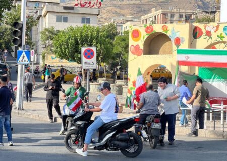 برپایی موکب “جانم فدای ایران” در میدان تجریش تهران