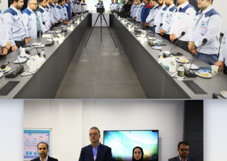 برگزاری ارزیابی جایزه ملی بهره‌وری معدن و صنایع معدنی در شرکت فولاد سنگان