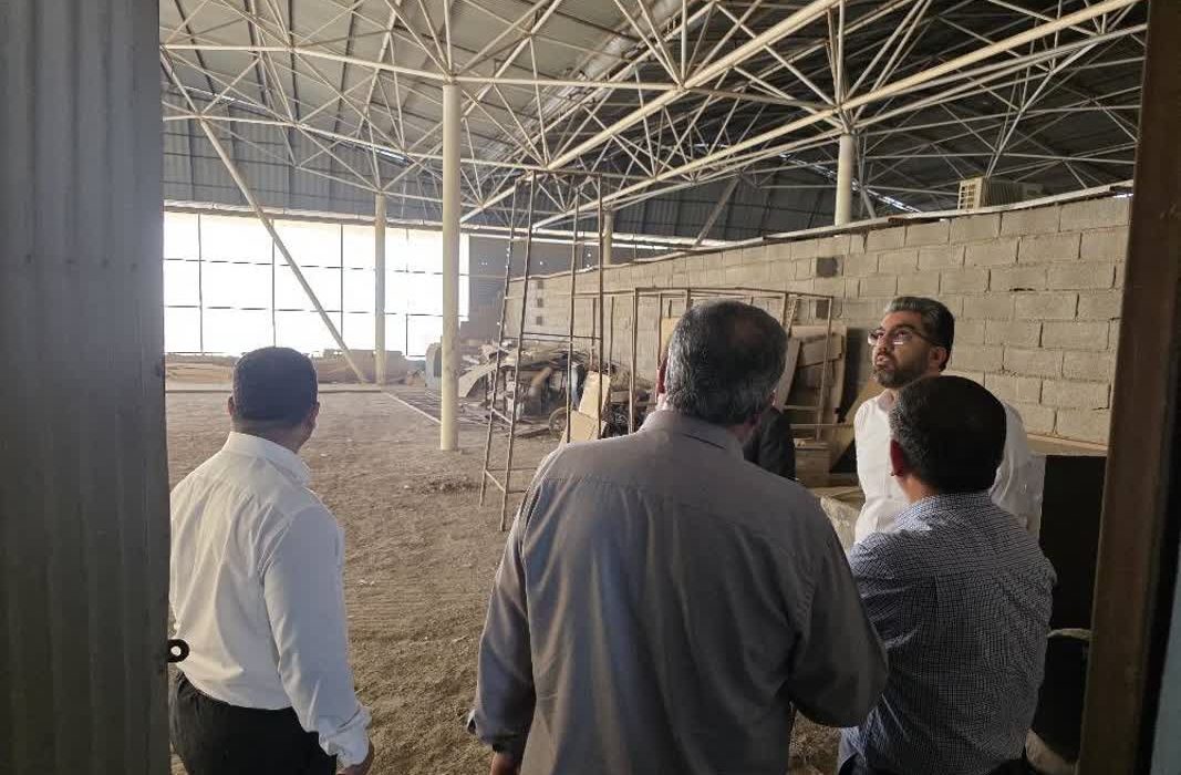 بررسی میدانی جانمایی بازارچه مشترک مرزی در شلمچه