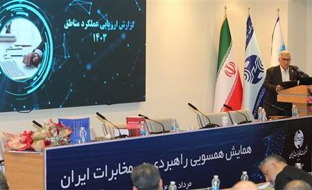 در همایش همسویی راهبردی نتایج ارزیابی عملکرد مناطق مخابرات ایران در سال ۱۴۰۳ اعلام شد / سمنان رتبه نخست را کسب کرد