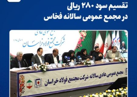 تحقق بالاترین رشد سود خالص /تقسیم سود ۲۸۰ ریالی فخاس