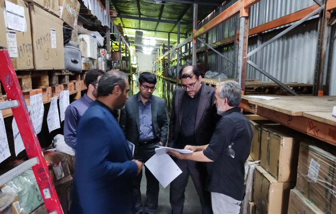 بازدید مدیرعامل اموال‌تملیکی از فرایند تعیین تکلیف کالاهای متروکه در فرودگاه امام خمینی