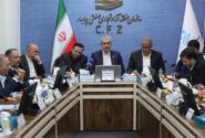 حضور سرپرست استانی سیستان و بلوچستان بانك صنعت و معدن در جلسه وزیر امور اقتصادی و دارایی با صنعتگران استان