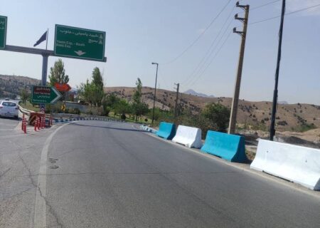 رنگ‌آمیزی تجهیزات ترافیکی اتوبان بابایی برای افزایش ایمنی و رضایت شهروندان