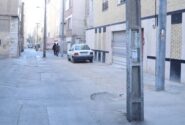جابه جایی پایه تیرهای چراغ برق مزاحم در منطقه ۱۲