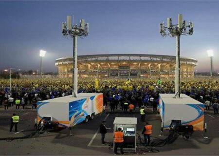 تدابیر ویژه ارتباطی در ورزشگاه پارس شیراز برای مسابقه فجر سپاسی و استقلال