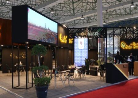 حضور فعال شرکت صبا فولاد خلیج فارس در نمایشگاه بین‌المللی سمپوزیوم فولاد ۱۴۰۴