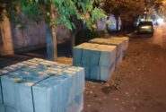  اصلاح هندسی و احداث رفیوژ میانی در خیابان شهید محمودی 