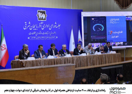 راه‌اندازی و ارتقاء ۲۰۰ سایت ارتباطی همراه اول در آذربایجان شرقی از ابتدای دولت چهاردهم