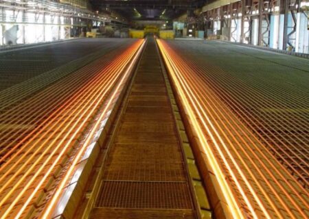 ثبت رکورد جدید تولید در کارگاه نورد ۳۰۰ ذوب‌ آهن اصفهان