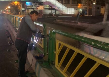 اتمام عملیات بهسازی مسیر ویژه BRT بزرگراه شهید سلیمانی