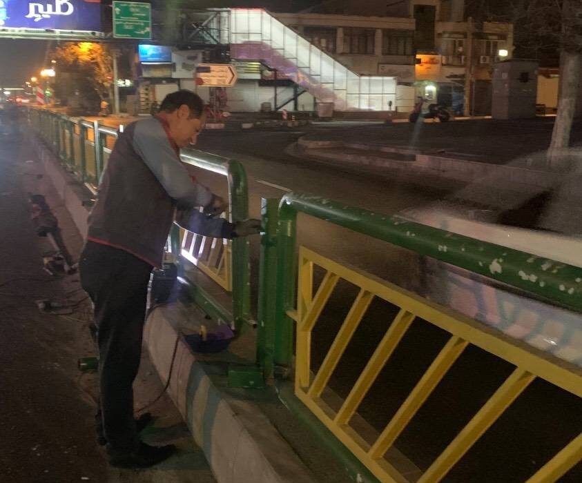 اتمام عملیات بهسازی مسیر ویژه BRT بزرگراه شهید سلیمانی