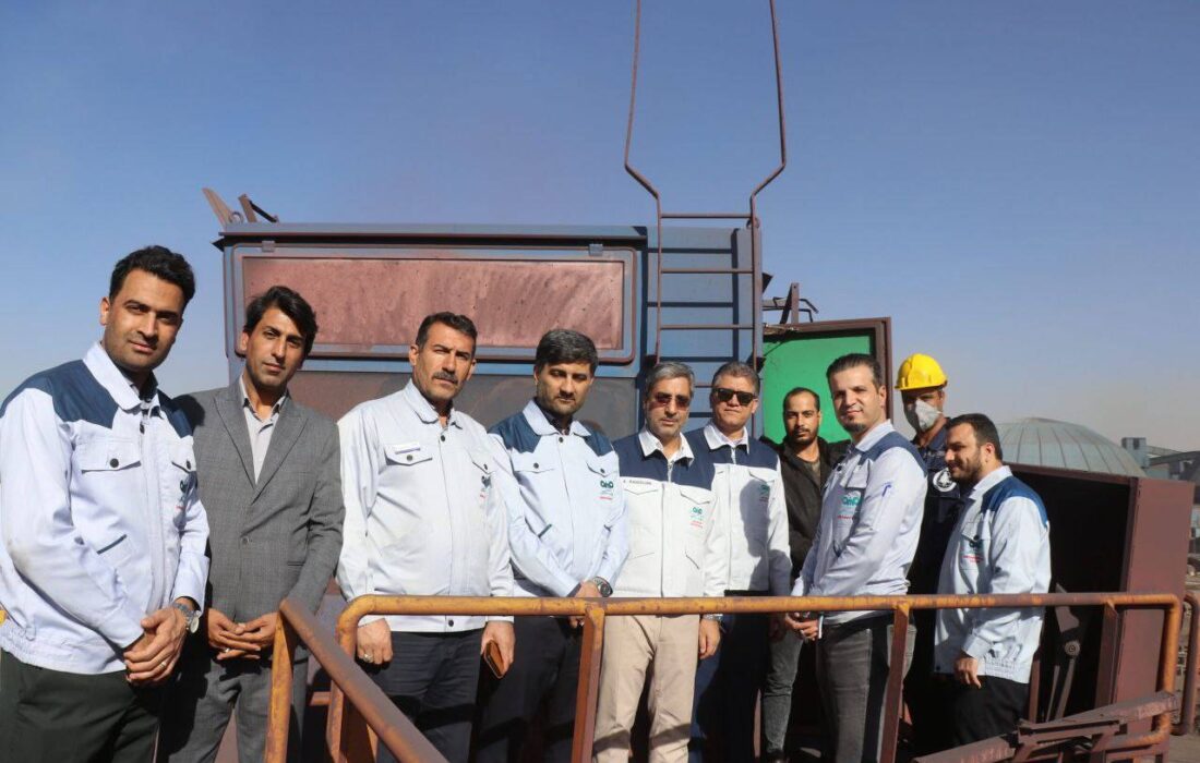 بازدید علی رسولیان از پروژه‌های توسعه ای فولاد سنگان