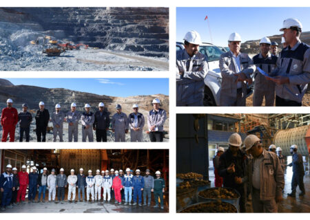 بازدید مدیرعامل شرکت توسعه معدنی و صنعتی صبانور از معادن و کارخانجات بیجار