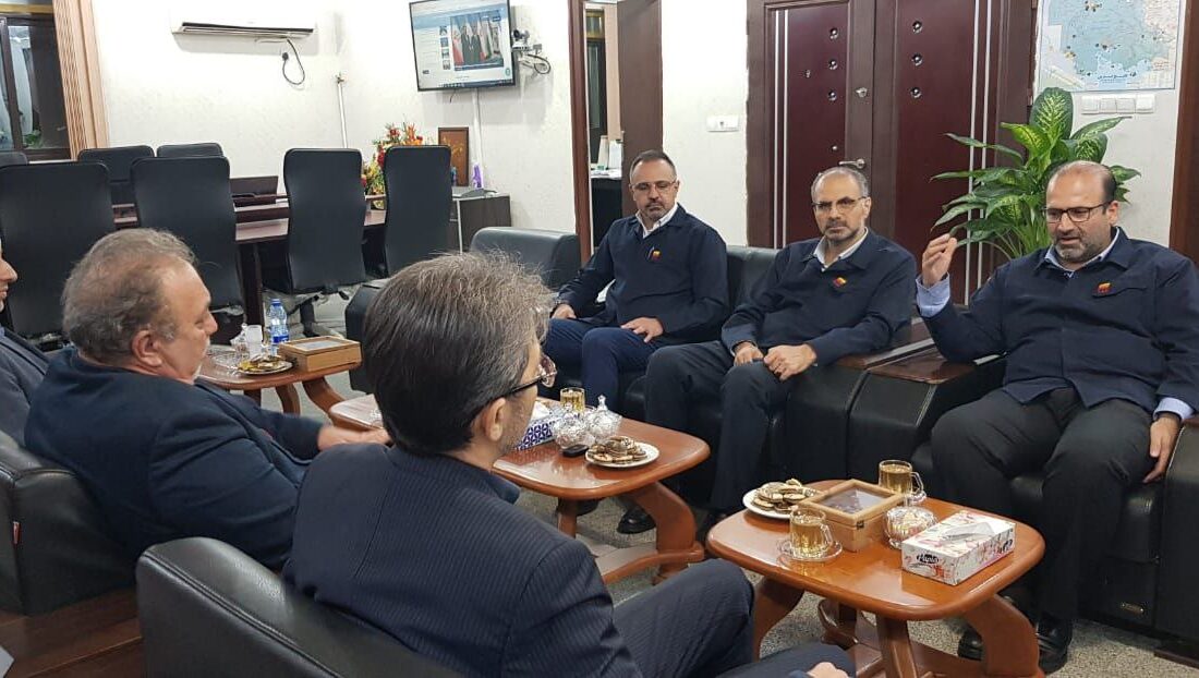 مدیرعامل شرکت فولاد خوزستان با سرپرست سازمان صمت خوزستان دیدار نمود