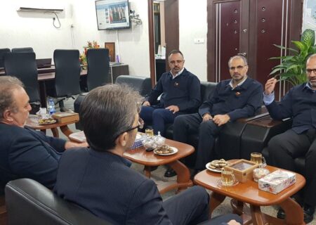 مدیرعامل شرکت فولاد خوزستان با سرپرست سازمان صمت خوزستان دیدار نمود