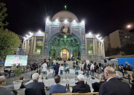 احیای فرهنگ جوانمردی در صحن امامزاده صالح (ع) فرحزاد