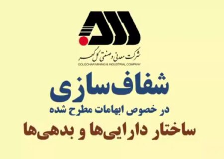 ساختار دارایی ها و بدهی های شرکت معدنی و صنعتی گل گهر