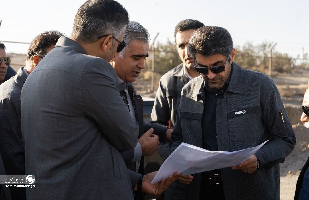 بازدید مدیرعامل شرکت معدنی و صنعتی گهرزمین از پروژههای این شرکت