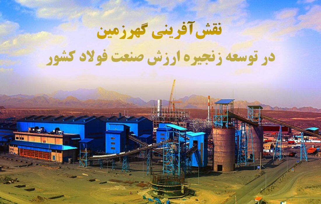 نقش‌آفرینی گهرزمین در توسعه زنجیره ارزش صنعت فولاد کشور