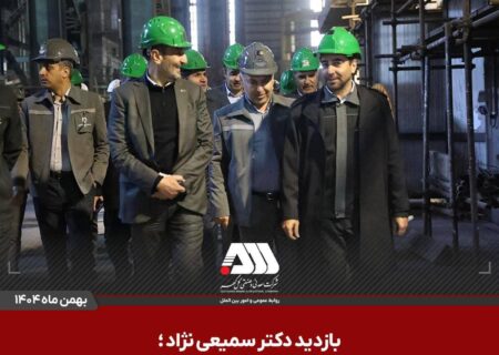 بازدید رئیس هیات عامل ایمیدرو از منطقه گل گهر