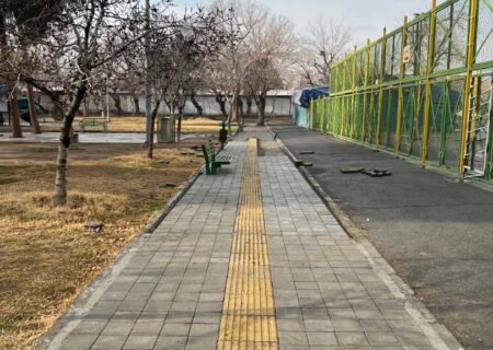 اجرای عملیات مناسب‌سازی معابر بوستان‌های جانباز و جوانه در منطقه ۱۹