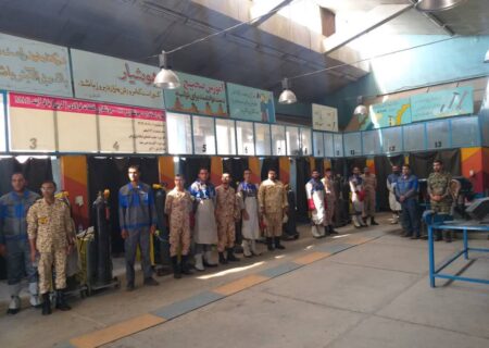 برگزاری دوره آموزش مهارتی سربازان وظیفه در بخش معدن سیرجان