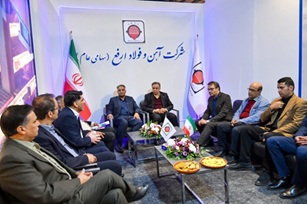 بازدید رئیس نظام مهندسی معادن کشور از غرفه ارفع