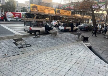 بهبود ترافیک و ایمنی میدان توحید با اجرای اصلاح هندسی