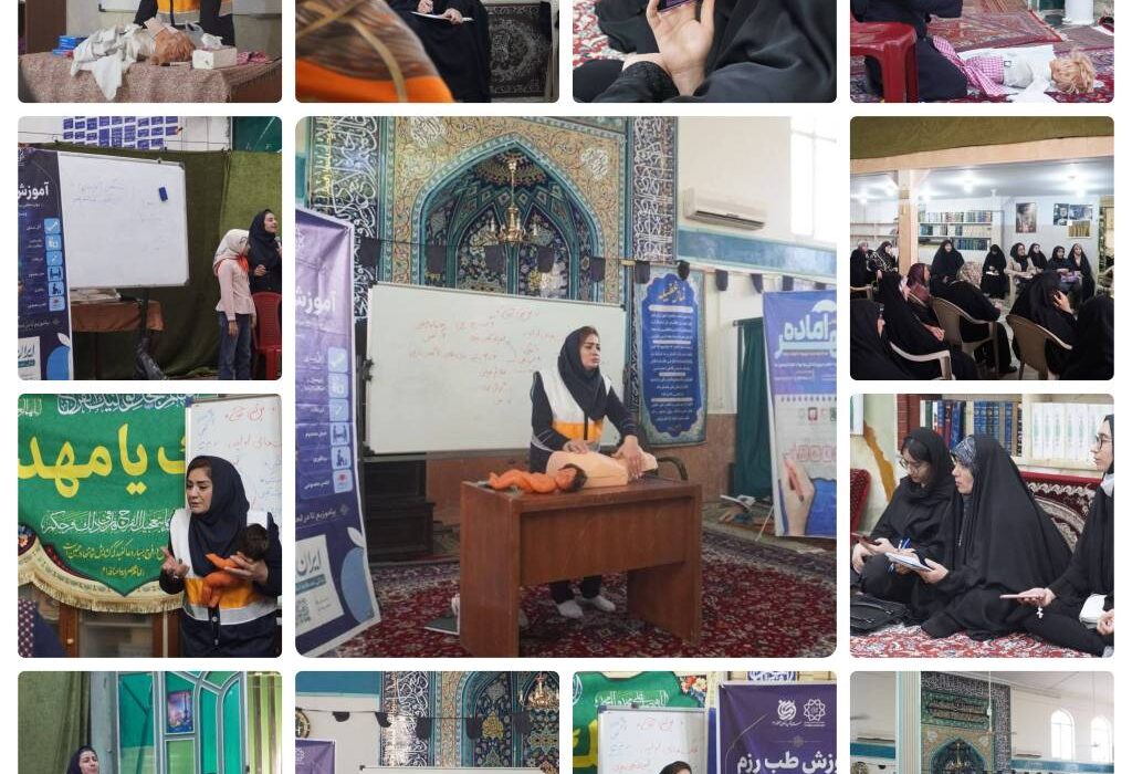توانمندسازی بانوان منطقه ۲۱ در حوزه امداد و نجات با برگزاری دوره «طب رزم»