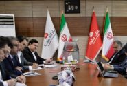 نشست مشترك مدیرعامل بانك ملت و رییس دانشگاه صنعتی شریف با موضوع حمایت از تولیدات علمی و فناورانه