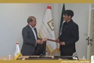 مراسم معارفه سرپرست مدیریت استان مركزی بانك صنعت و معدن برگزار شد